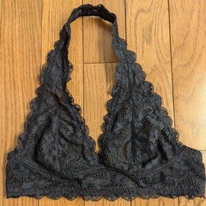 Intimately Free People Women's  Floral Lace Halter Bralet Size S
